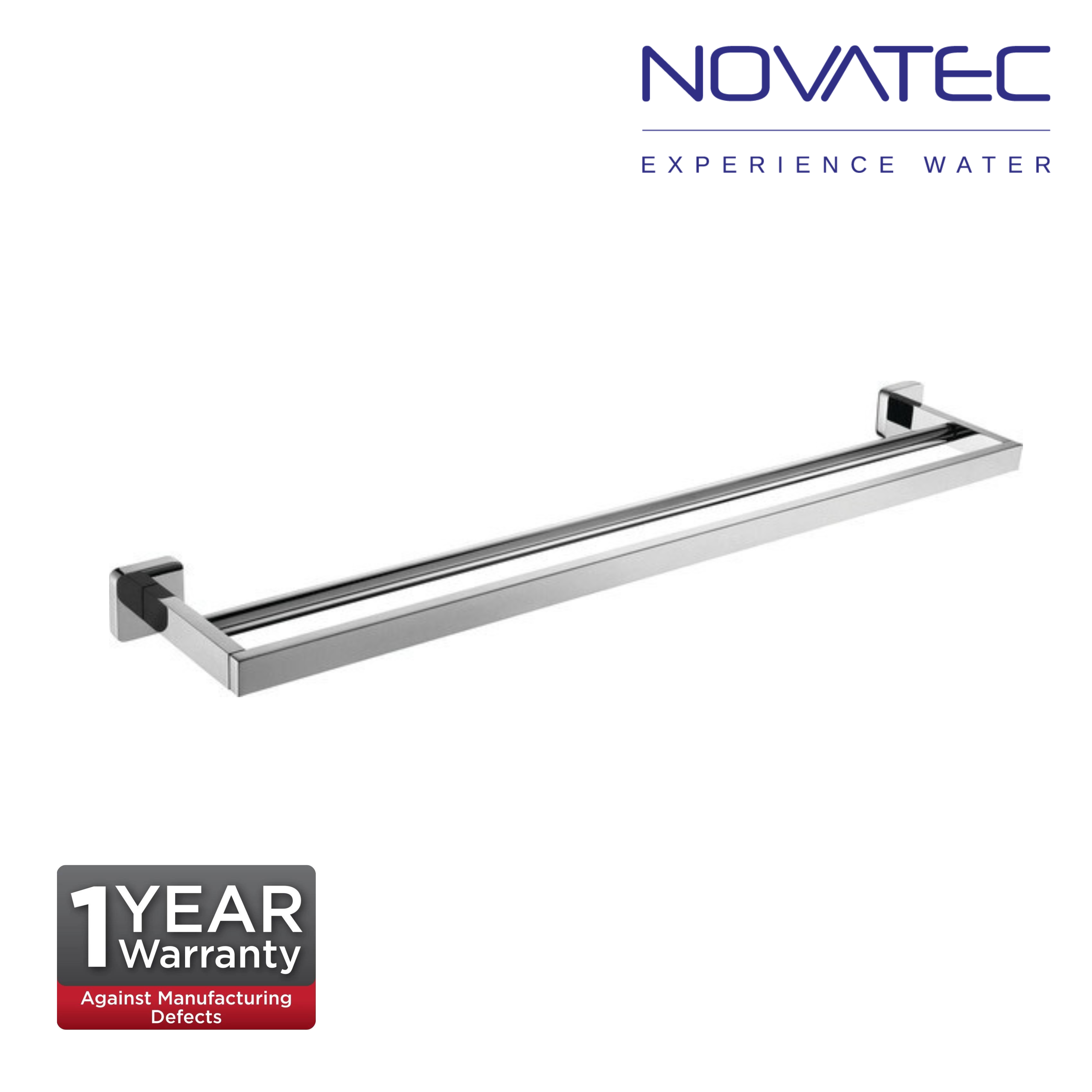 Novatec  Titania Double Towel Rail 610MM (NVB3604)